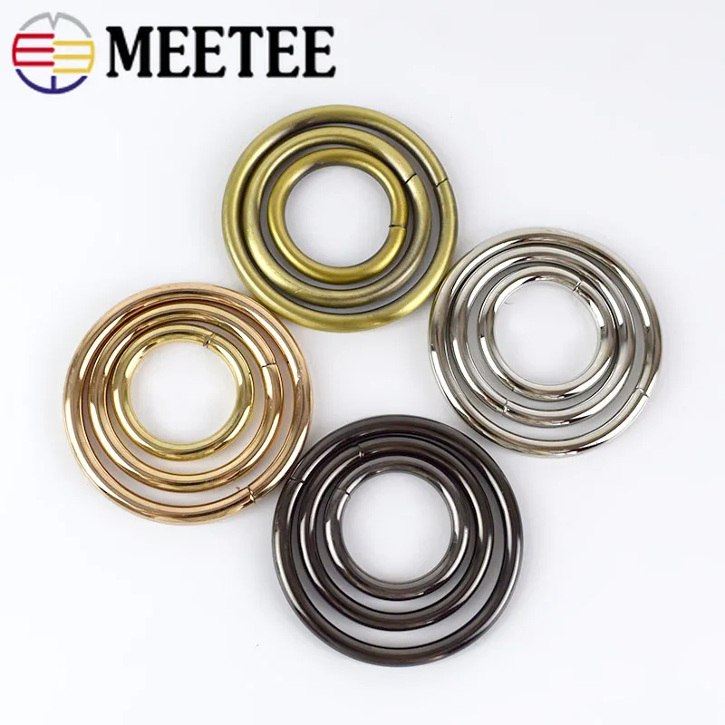 5/10 шт Meetee 16 50 мм Металлические d образные кольца для пряжки ошейник собаки