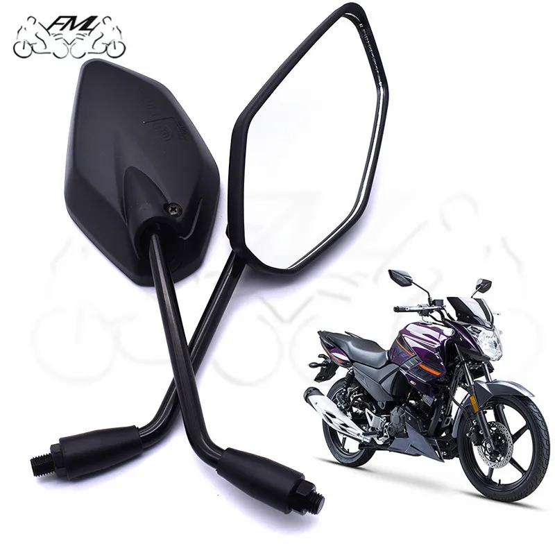 

motorcycle bicycle 10mm universal rearview mirror For Yamaha FZ1 FZ6 FZ8 FZ6 XJ6 MT-07 MT-09 For Kawasaki Z800 Z900 Z1000 Z750