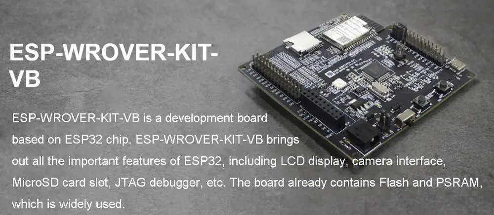 ESP WROVER KIT VB плата разработки (Φ модуль) совместима с Amazon FreeRTOS|Демонстрационные
