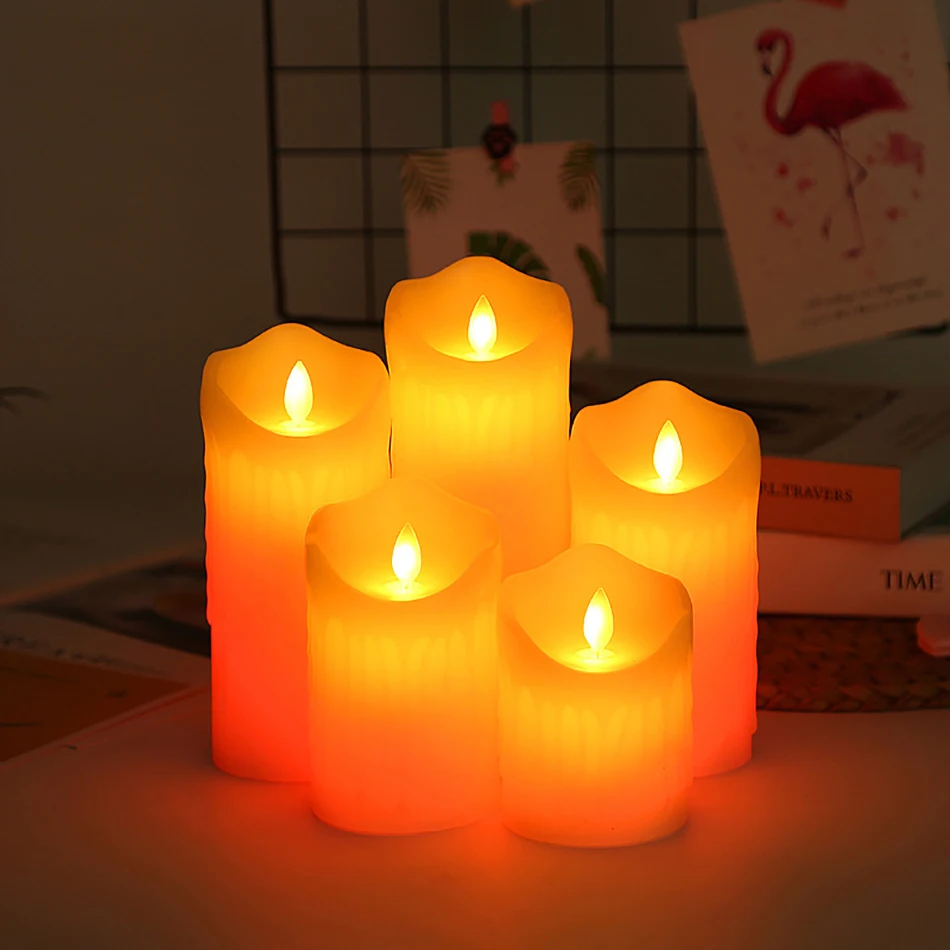 Беспроводная Электронная светодиодная свеча с дистанционным управлением