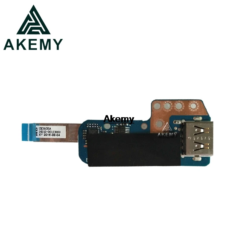 

Оригинал для ASUS UX360UA UX360U UX360 USB плата UX360UA_USB_BD REV 2,0 с кабелем протестирован хорошо бесплатная доставка