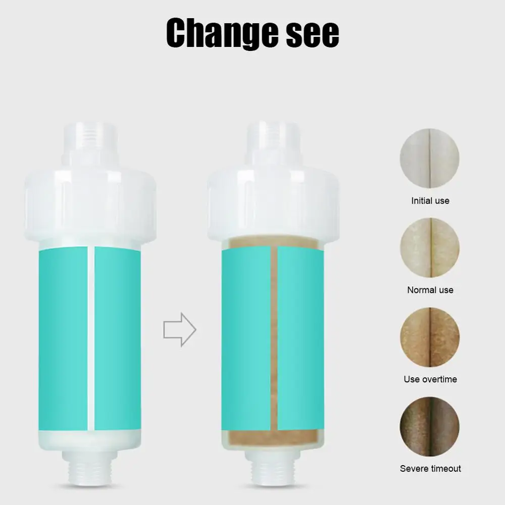 Фильтр для душа со сменными фильтрами на 6 уровней твердый очиститель воды фильтр