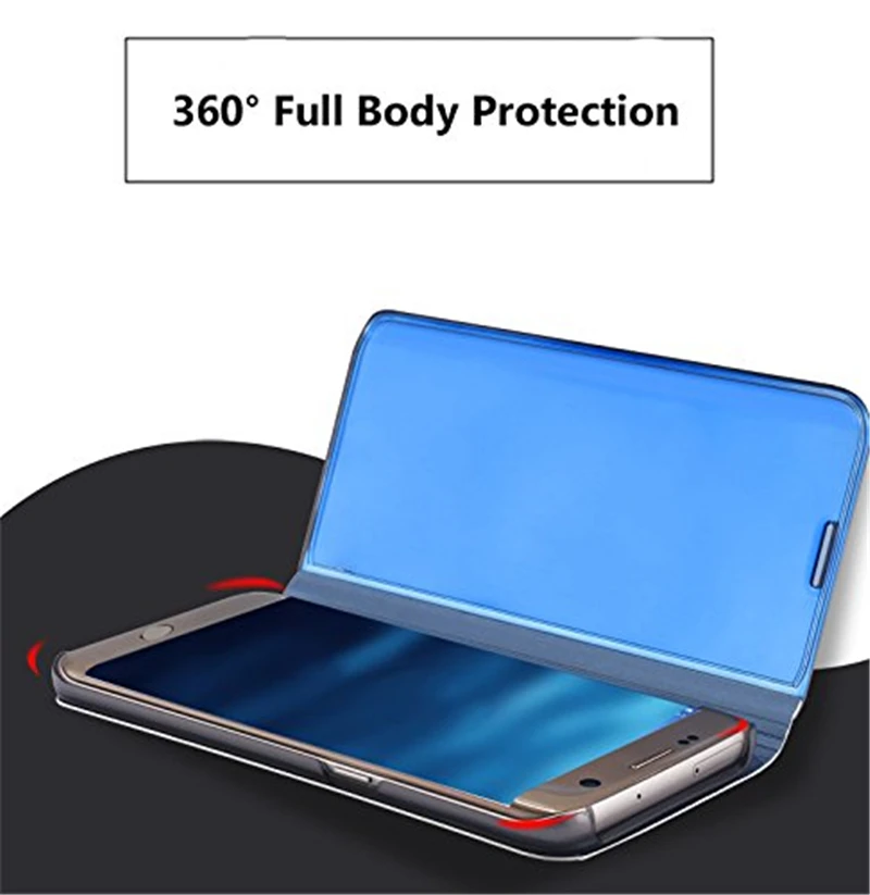 Чехол Capinha De Capa для Iphone X 8 7 6 S Plus зеркальный книжка с покрытием Ipone кожаный чехол