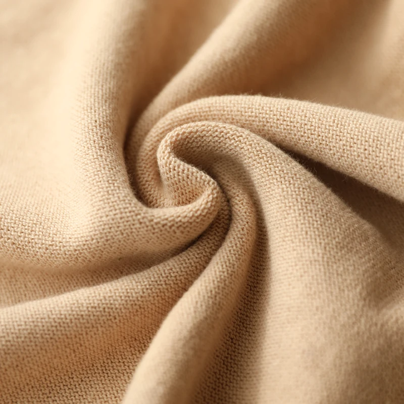 

Pure cotton knitted round neck long-sleeved pullover thin section solid color outer wear bottoming female 2021 spring autumn new