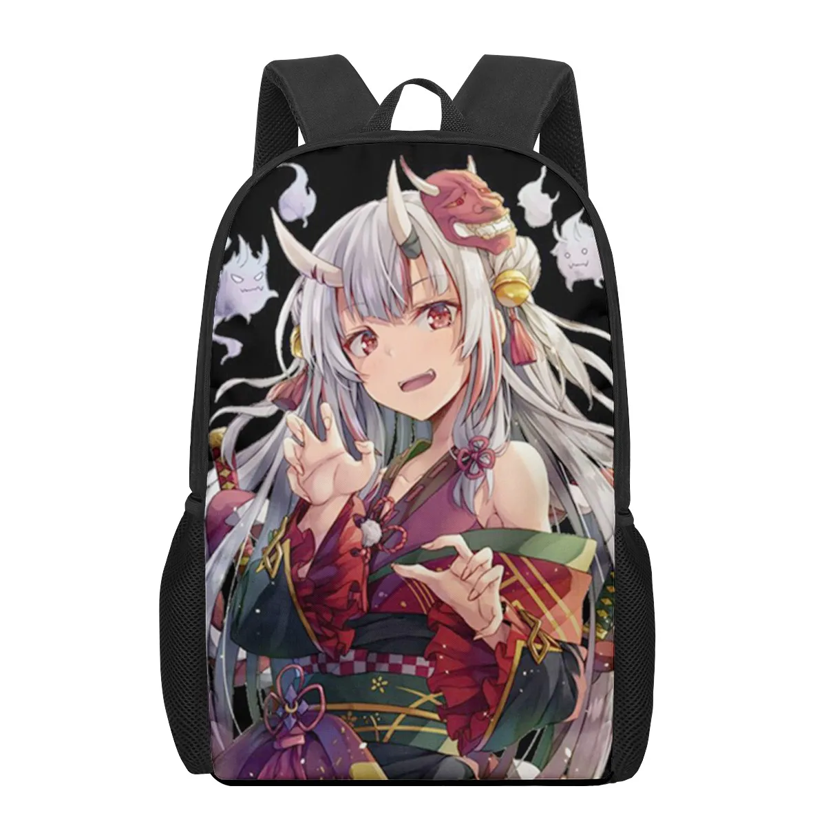 

Nakiri Ayame hololive girl 3D Print Book Bags Back to School Bag Set for Boys Girls Kids Backpack Stylish Elementary Children