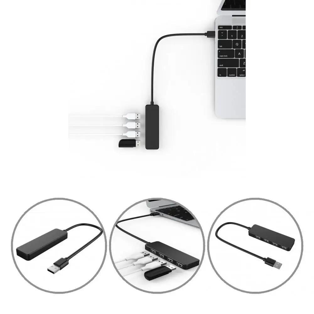 

Low Power Consumption Compact 480Mbps USB2.0 Hub Splitter Adapter for Keyboard