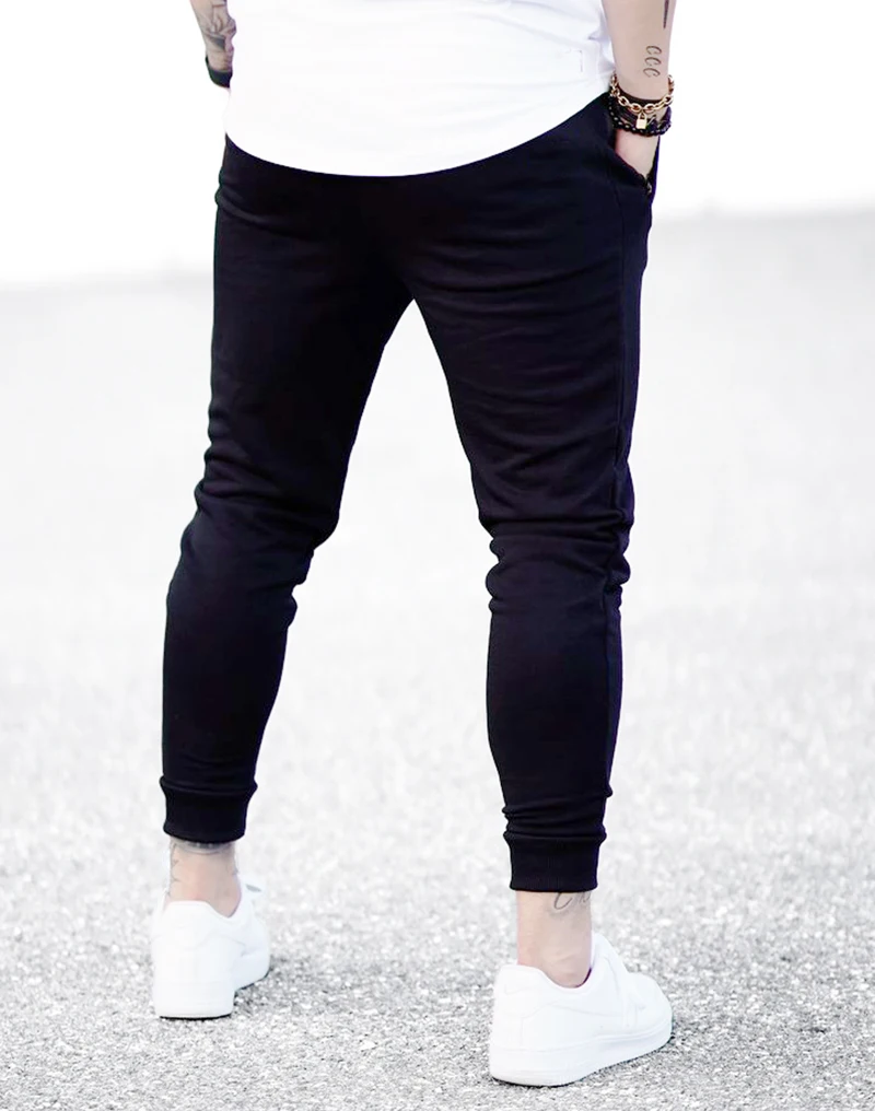 

Men Pants Fitness Casual Elastic Pants men Bodybuilding Clothing Casual Sweatpants Joggers Pants sweat pants