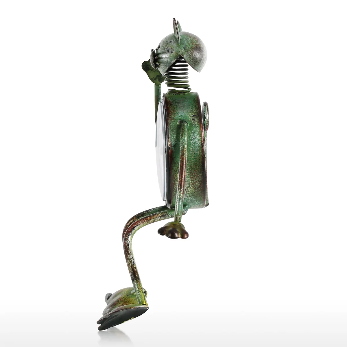 Часы с кошкой ручной работы винтажные металлические железные кошачьи статуэтки