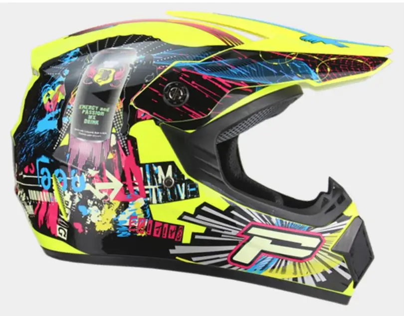 helmet 2 Полностью черный ребенок латка детская крест тела защиты брони Moto шлем DH MX жилетка для маунтинбайкинга Броня колена защита для локтей защита головы - Цвет: helmet 2