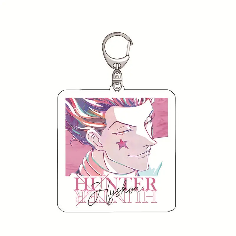 Хит продаж брелок для ключей HUNTER X Killua Irumi Hisoka милый с акриловой фигуркой