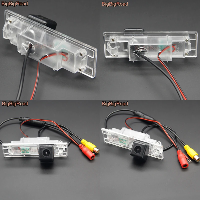 BigBigRoad автомобильная HD камера заднего вида CCD автоматический резервный монитор