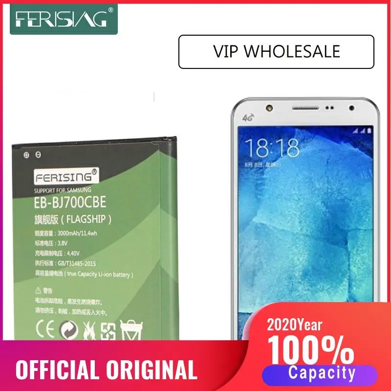 Аккумулятор EB-BJ700CBE EB-BJ700BBC для Samsung Galaxy J7 2015 J7009 J7000 SM-J700f SM-J701F SM-J700M SM-J700H/DS