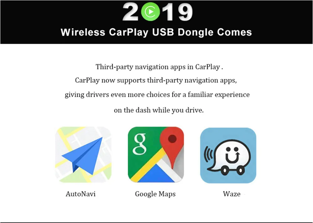 Carlinkit беспроводной автомобильный Соединительный ключ Apple CarPlay Plug Play USB автомобильный Соединительный ключ для Android навигационный плеер
