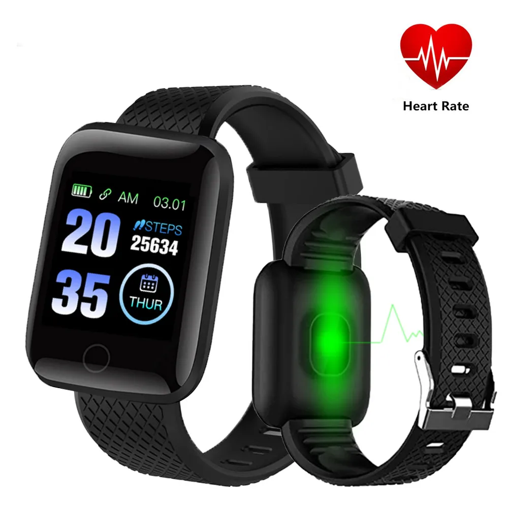 D13 Смарт часы 116 плюс браслет сердечного ритма спортивные водонепроницаемые