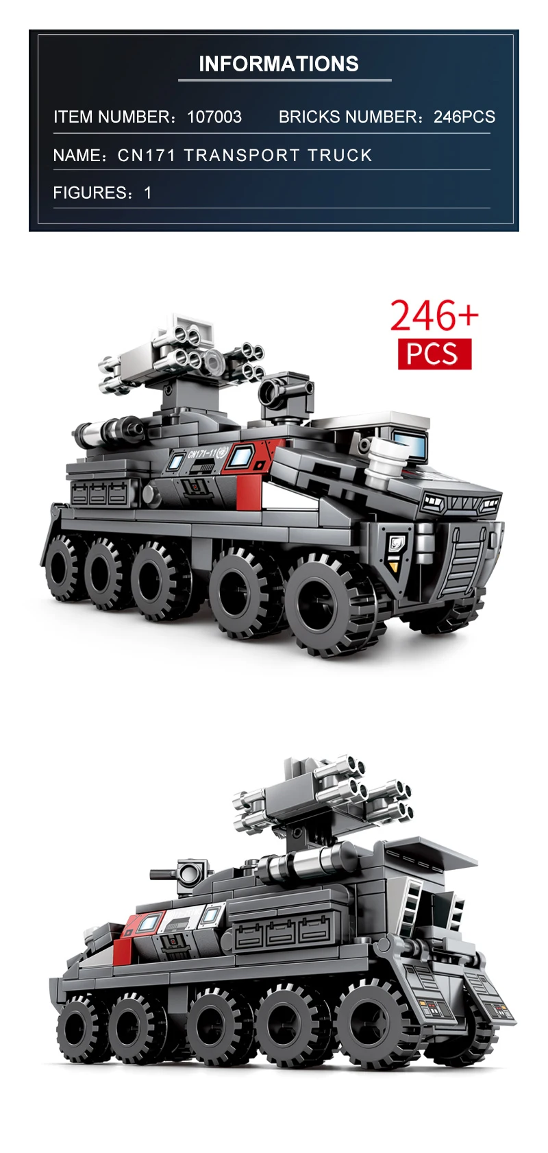 Wandering Earth 107009 Военный танк Figther грузовики Comptible Technic строительные блоки кирпичи обучающая игрушка подарок на день рождения