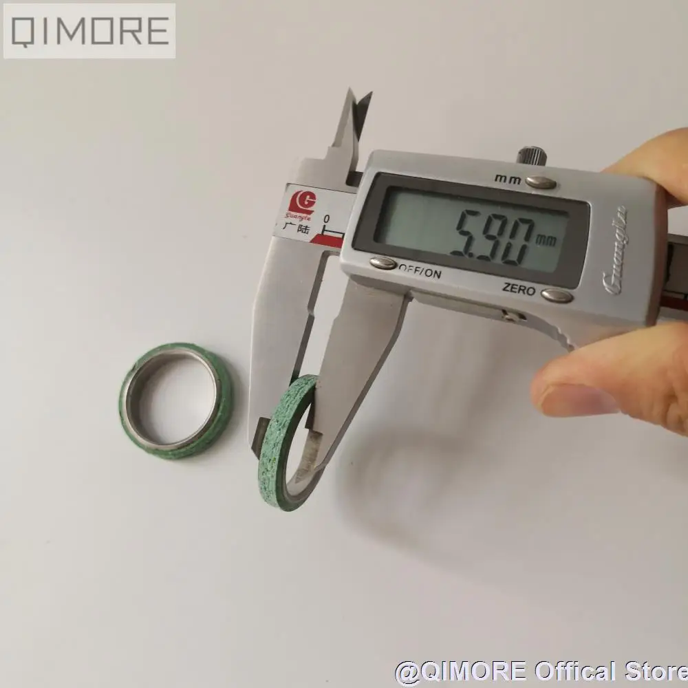 

2 pieces of Exhaust Gasket for Scooter Moped ATV QUAD Go-Kart 152QMI 1P52QMI 157QMJ 1P57QMJ GY6 125 GY6 150