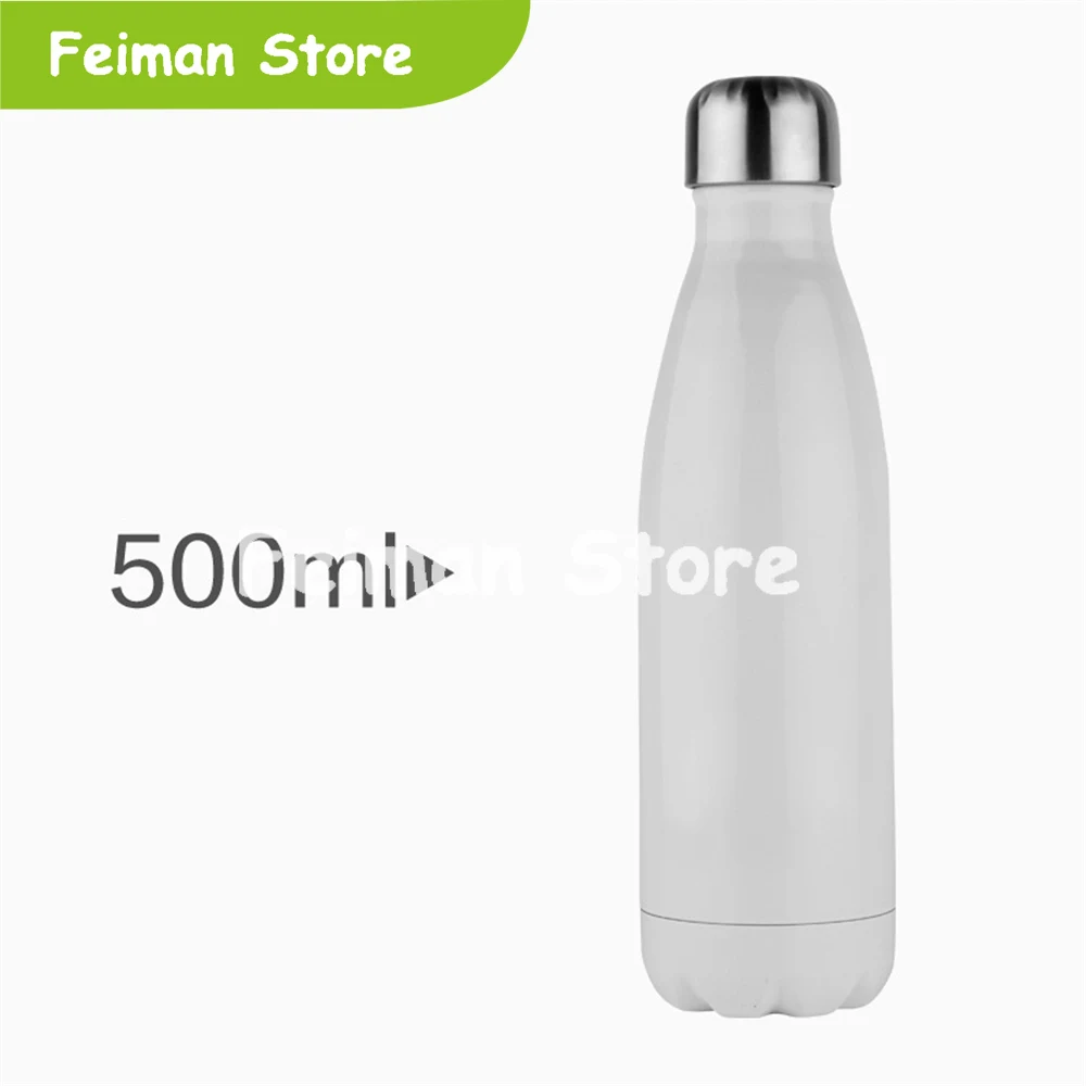 Solid Color BPA free Water Bottle Coffee Thermos 304 Stainless Steel Beer Tea Drink Travel Sport Gym Vacuum Insulated Cup | Дом и сад