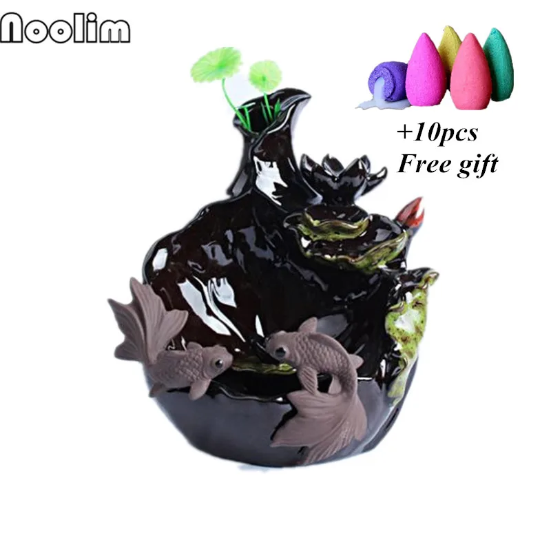 Новинка керамический Лотос для благовоний курильница пруда держатель Рожков