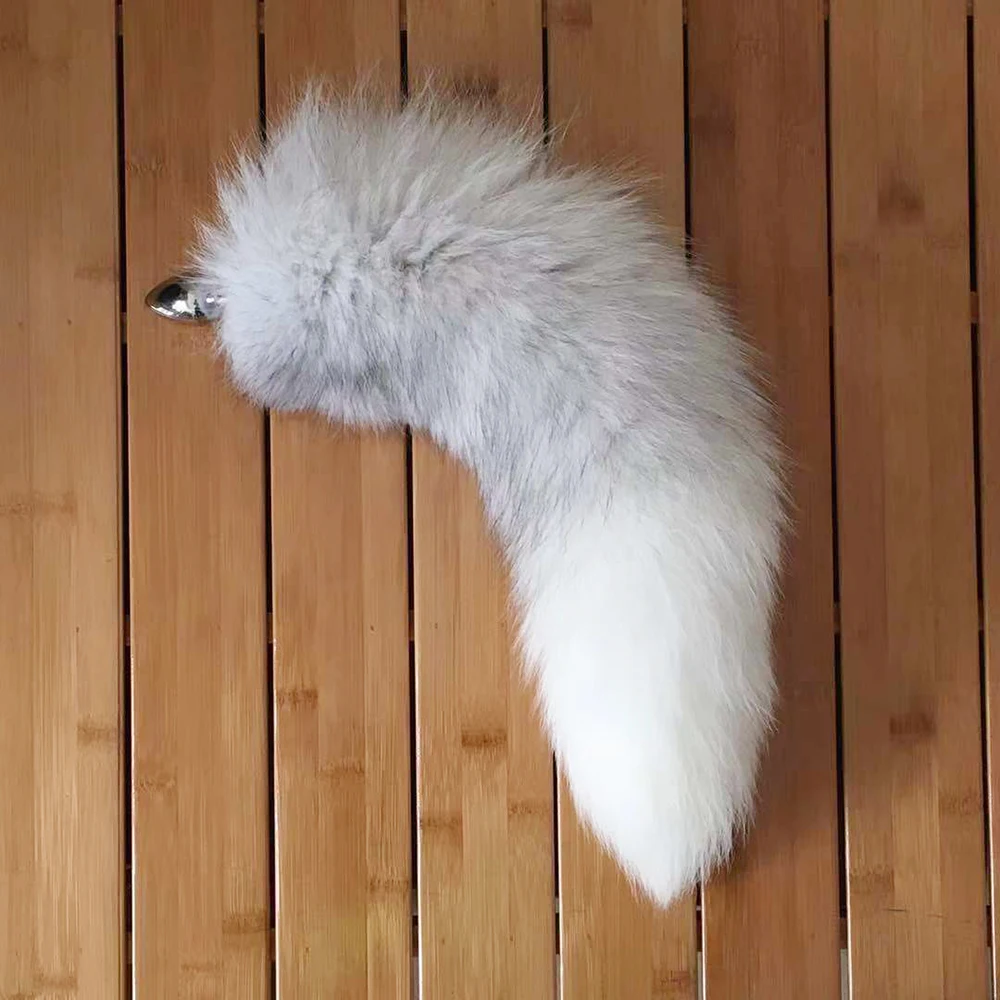 Дропшиппинг Fanala реальный лисий хвост искусственная игрушка Анальная пробка