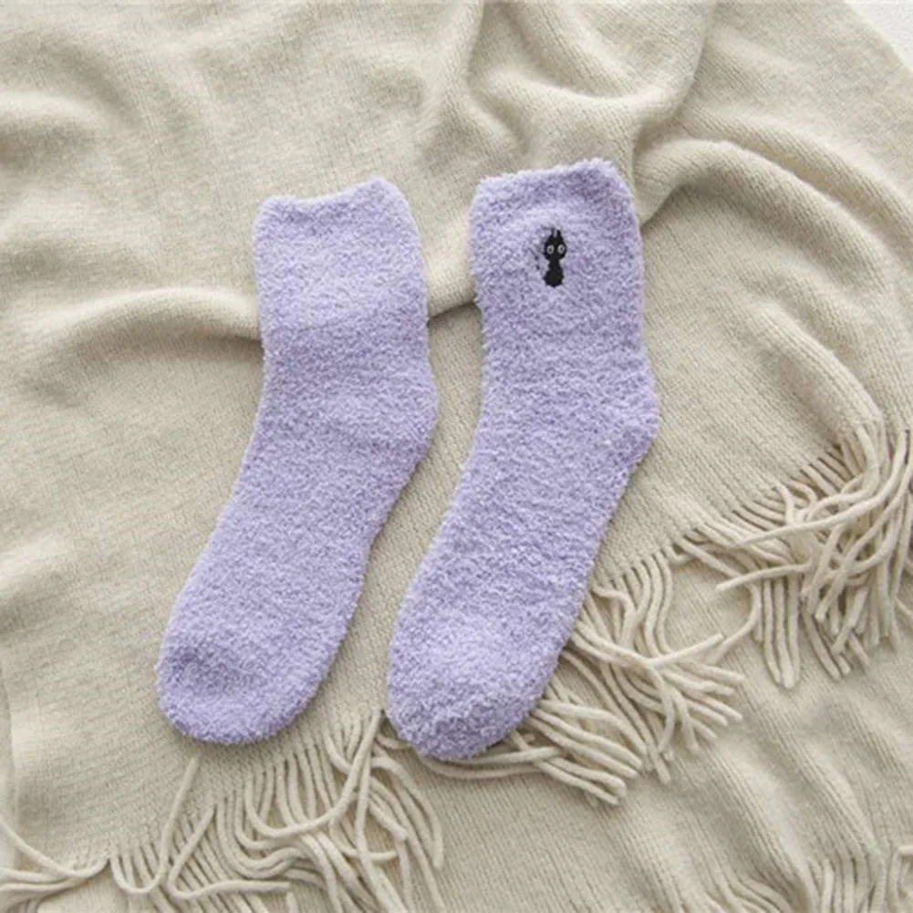 2020 вышивка маленький олень носки для женщин девочек утолщение хлопок прекрасный