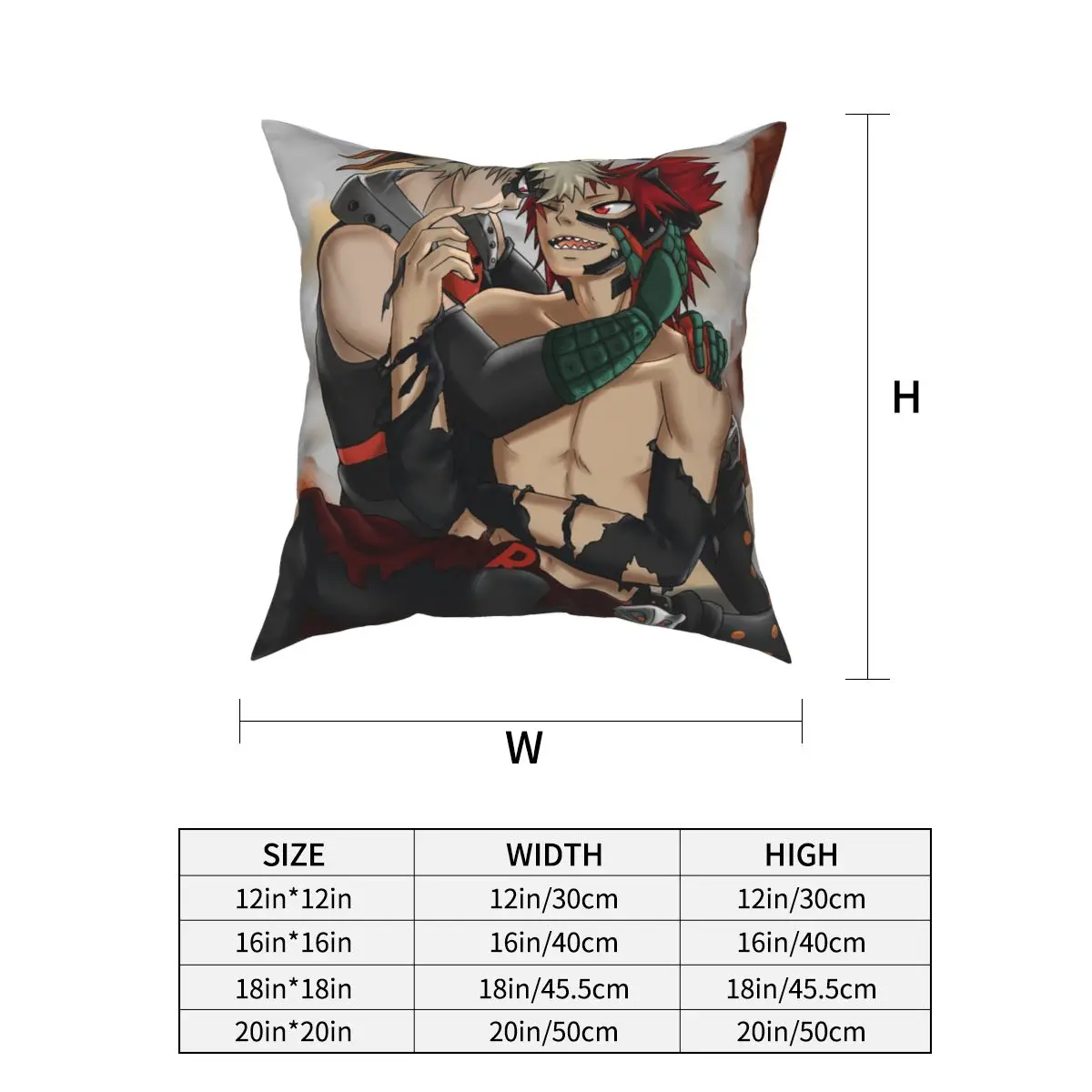 

Everything's Fine My Hero Academia Pillowcase Printed Polyester Cushion Cover Gift Throw Pillow Case Cover Home 45X45cm