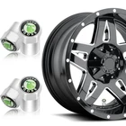 4 шт., черныеСеребристые автомобильные покрышки для колес, задний декоративный чехол для Skodas Octavia A5 A7 Fabia, превосходные аксессуары для стайлинга автомобиля