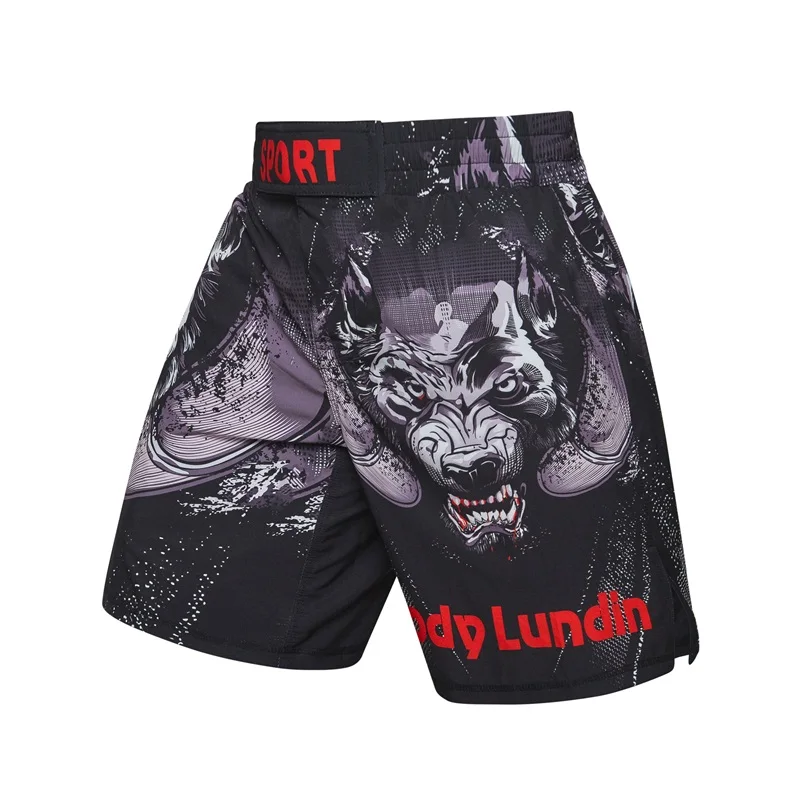 Новинка UFC BJJ MMA Fit Мужские шорты с принтом MMA 3D Fight Grappling Короткие полиэстер Kick гель Муай Тай шорты codylundin - Цвет: 6
