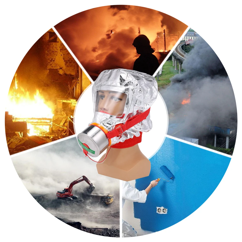 Противопожарная маска для лица Eacape самоспасательный респиратор противогаз