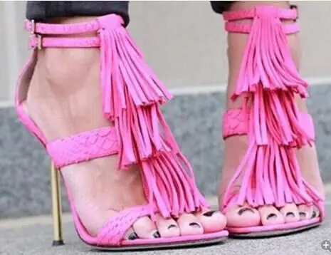 

Black cloth gold zipper sexy fashion high heel sandals