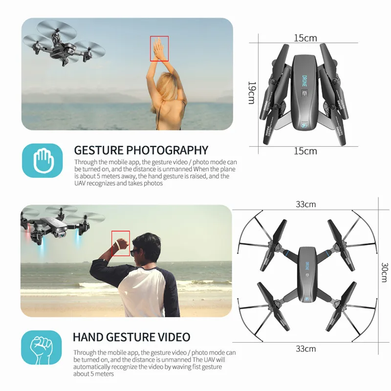 

S173 4k wifi Optional Dual Camera Drone Remote Control Usb Cable Spare Main Blade Protective Ring Screw Driver RC Drone