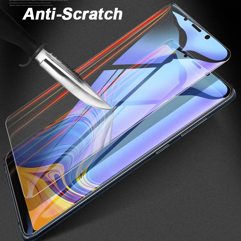 3 шт закаленное стекло для samsung Galaxy A8, A6, A7, J4, J6 Plus, J8,, Защита экрана для samsung A3, A5, A7, защитное стекло
