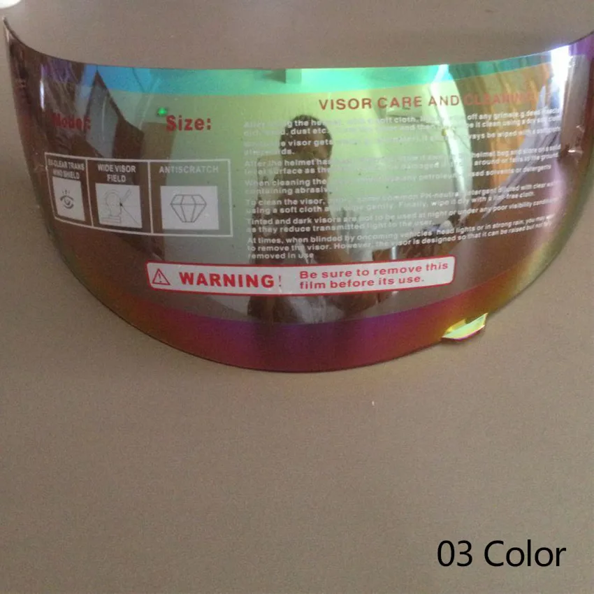color lens Полнолицевой мотоциклетный уличный велосипедный шлем со съемным зимним шейным шарфом DOT(M, матовый черный) XXXL 65 см - Цвет: color lens