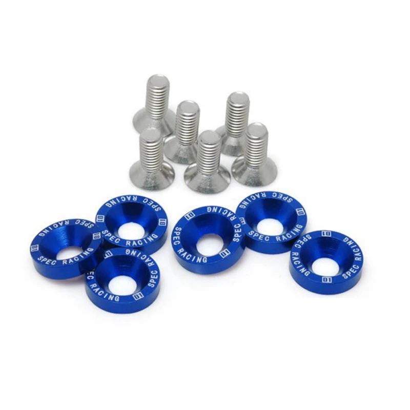 6 шт M8 автомобиль изменение шестигранные крепежные детали крыло шайба бампер