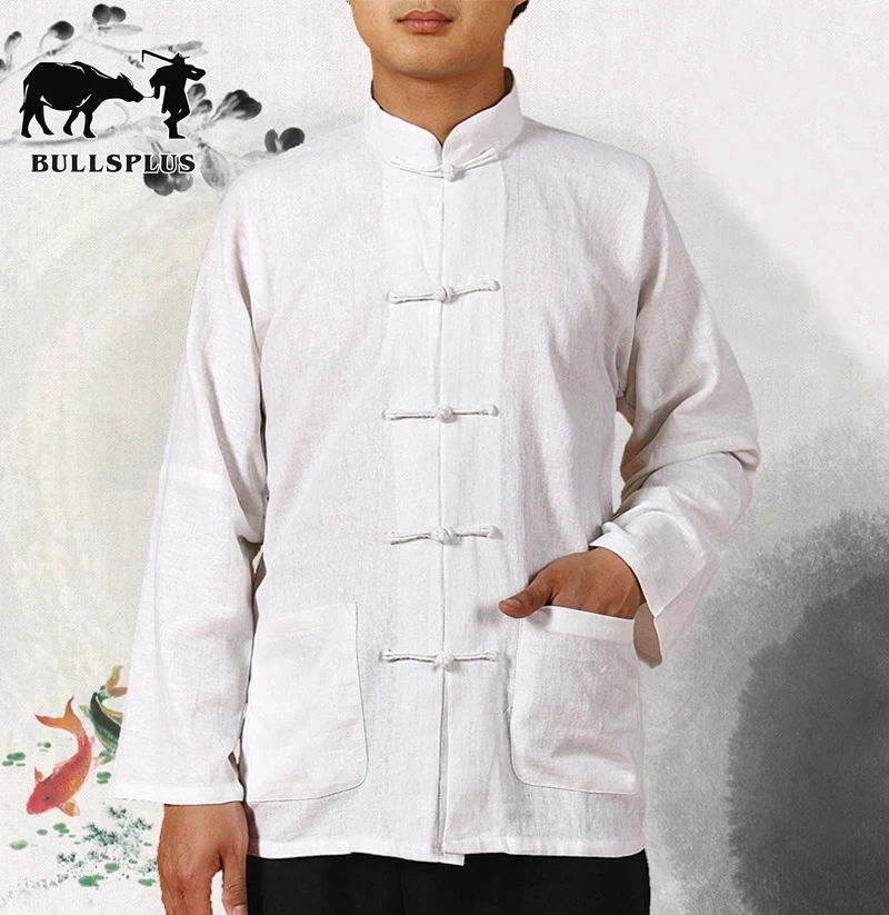 Китайский стиль китайская одежда костюм Тан мужской топ с коротким рукавом