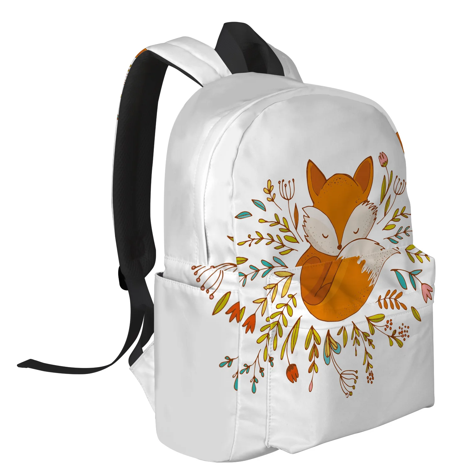 WHEREISART животные Милая лиса и цветок рюкзаки День Святого Валентина школьные сумки книга пятнистости