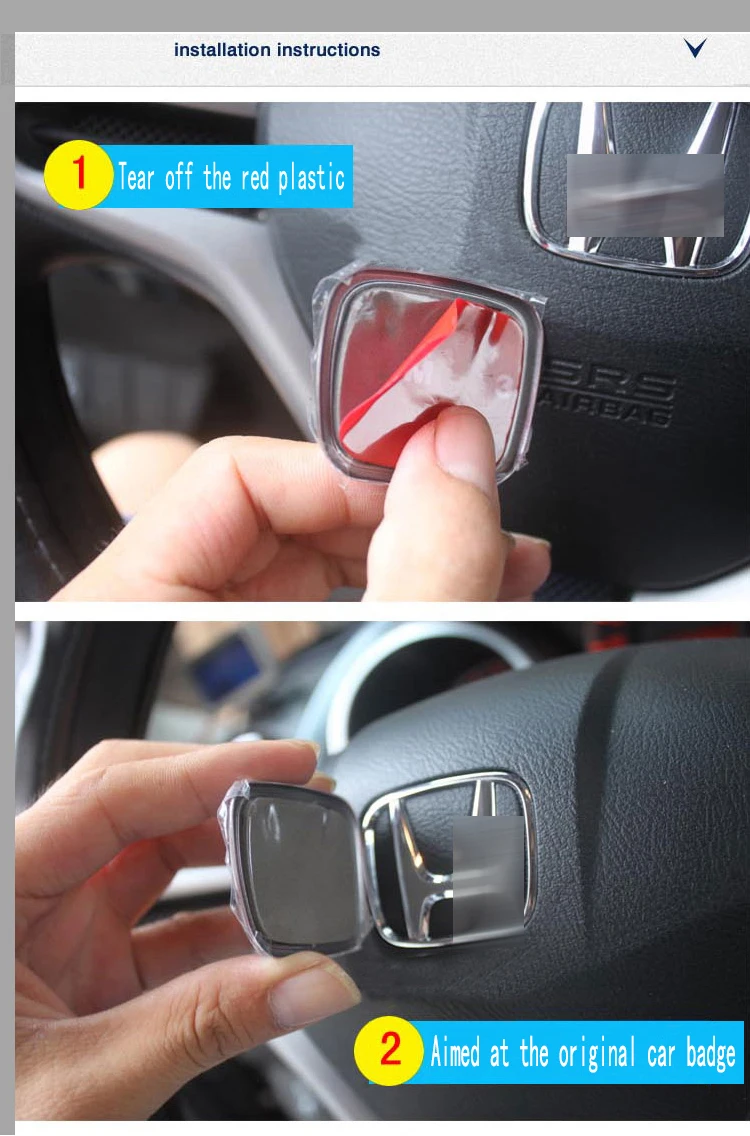 1 шт. красная эмблема на руль для Honda JAZZ Accord Civic Odyssey CRV City FIT S2000 CRZ JDM наклейка