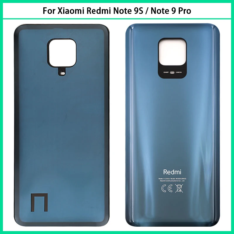 Новинка для Xiaomi Redmi Note 9S / 9 Pro 64MP Задняя крышка батареи Note9S задняя дверь 3D