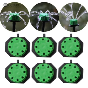 MUCIAKIE 20 шт. зеленый регулируемый размер L 8-искусственный большой излучатель потока садовые парниковые дождеватели капельницы 14 дюйма Колючая насадка