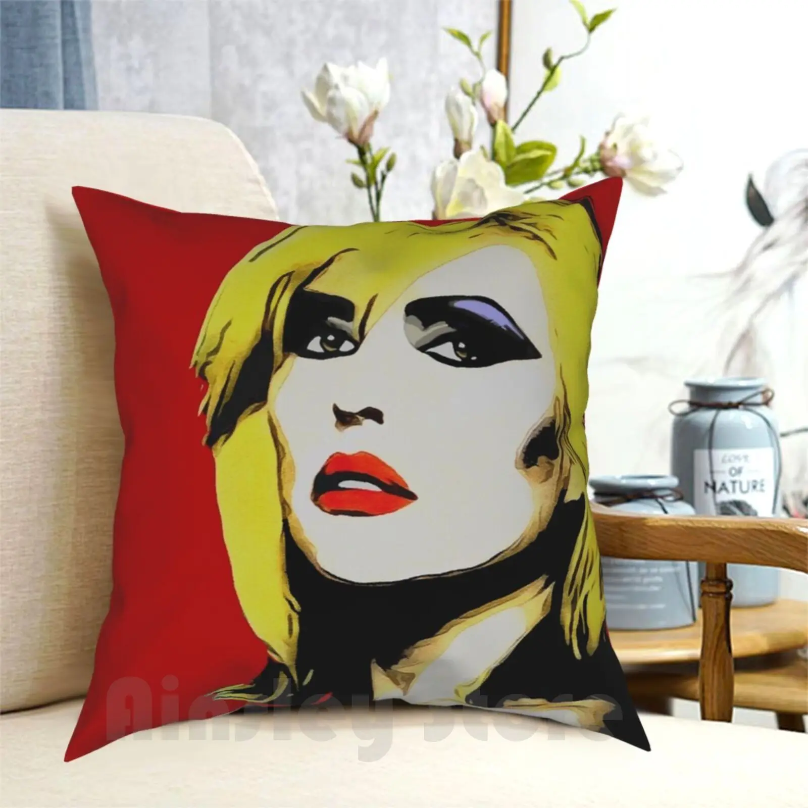 Debbie Pillow Case Printed Home Soft Throw Pillow Harry Debbie Harry Blondie Sweet And Low 1989 Remix New York City
