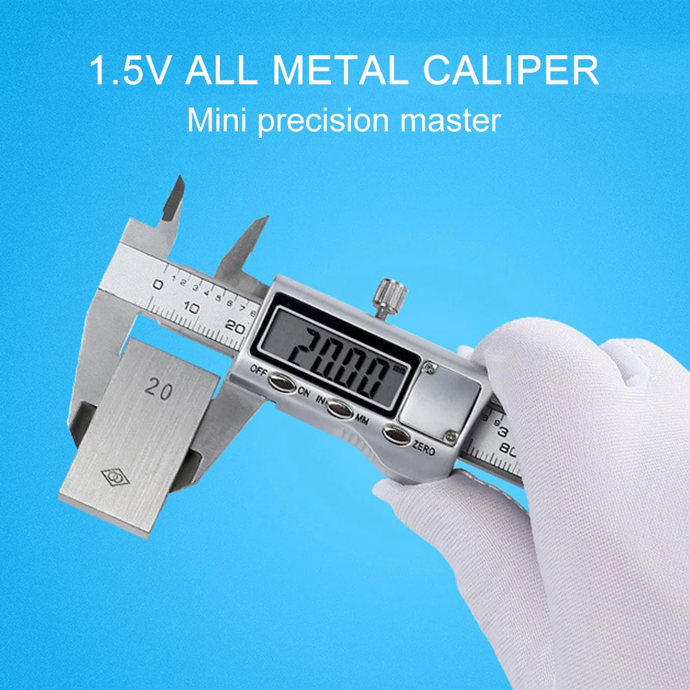 

LCD Digital Electronic Vernier Caliper 150mm Micrometer Measuring Tool Gauge Wood Measure Ruler Profile Marking Tool