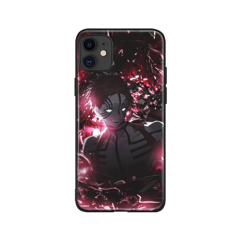 akaza kimetsu no yaiba demon slayer for iphone 6 6s 7 8 plus x xr xs 11 pro max soft silicone phone case cover shell free global shipping