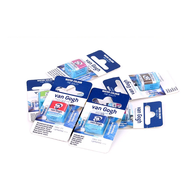 Голландия Ван Гог однотонная картина Акварельная краска Канцтовары для