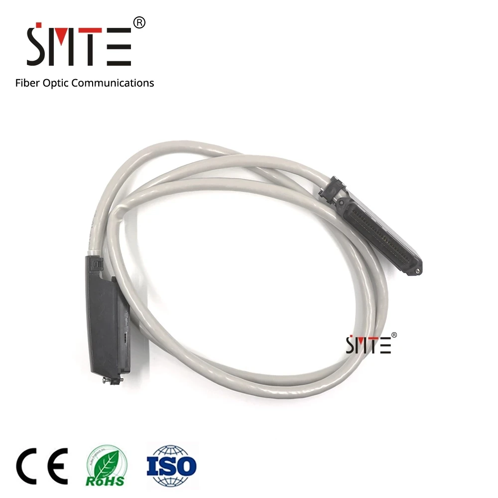 

CAT3 25-Pair Amphenol Telco Cable DSLAM 90Degree 50Pin RJ21 Male to blunt (open) For CISCO VG224 5FT 15FT