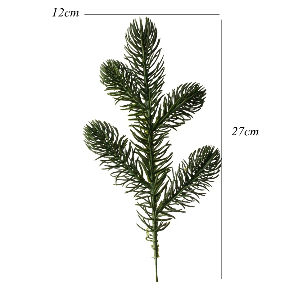 5pcs B 1 упаковка, сделай сам, венок из искусственных цветов, искусственные растения, сосновые ветки для рождественской вечеринки, украшения для рождественской елки, Детские Подарочные принадлежности - Цвет: 5pcs B