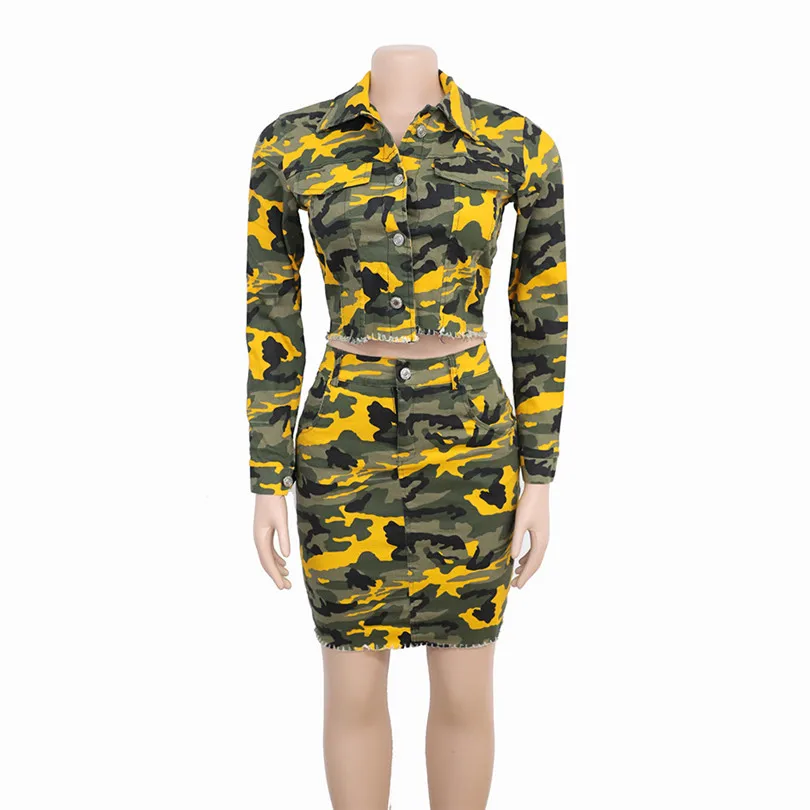 Женский комплект 2 шт. африканская юбка и кардиган летний осенний стиль