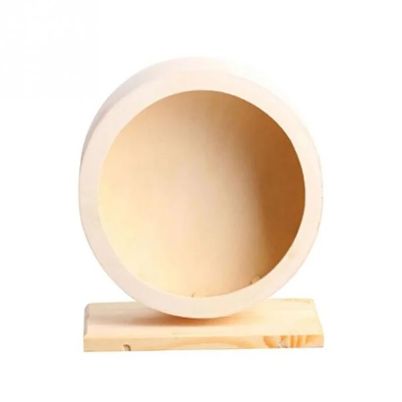 Small Size Wooden Mute Roller Hamster Running Exercise Mouse Hedgehogs Sports Wheel Pet Toy Accessories | Дом и сад