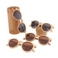 new style laminated sunglasses mens and womens bamboo wood glasses primary color uv 400 protective eye wear with box