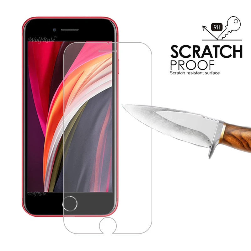 4-в-1 для iphone SE 2020 стекло iPhone закаленное Защита экрана 6S 7 8 Plus 11 Pro Max 2 | Мобильные