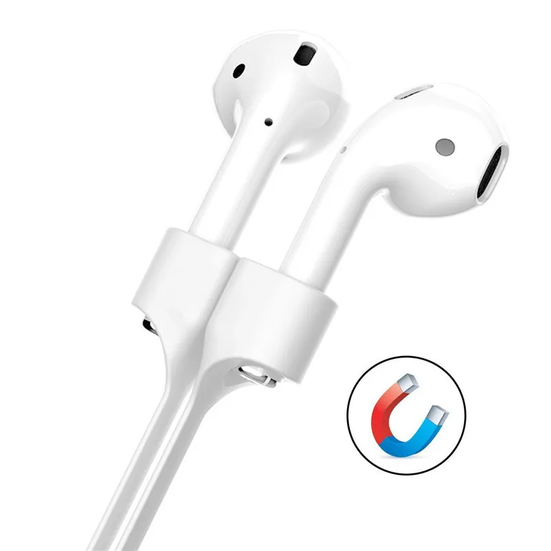 Магнитный шнур для наушников Apple AirPods Pro 1 2 3 мягкий силиконовый шейный ремешок