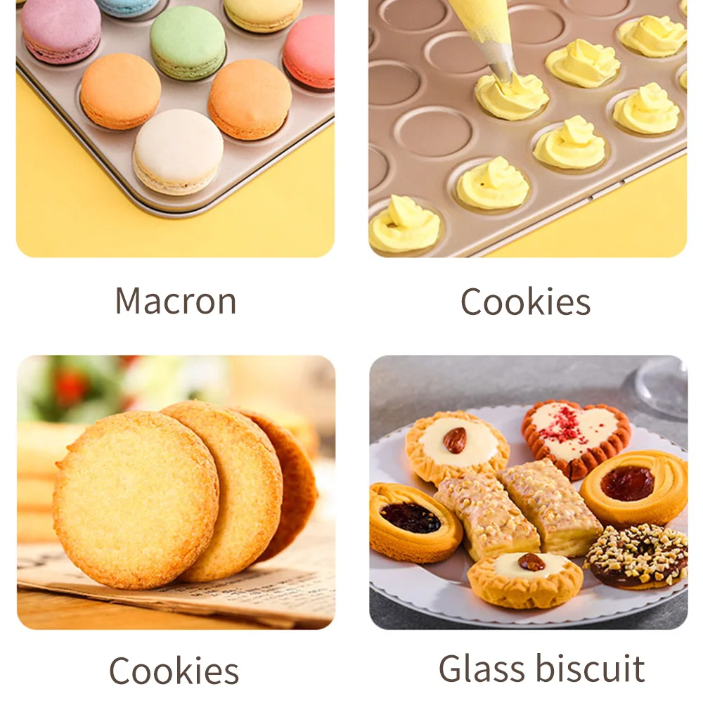 Силиконовый коврик для макарон с 30/35 отверстиями выпечки круглой формы сделай